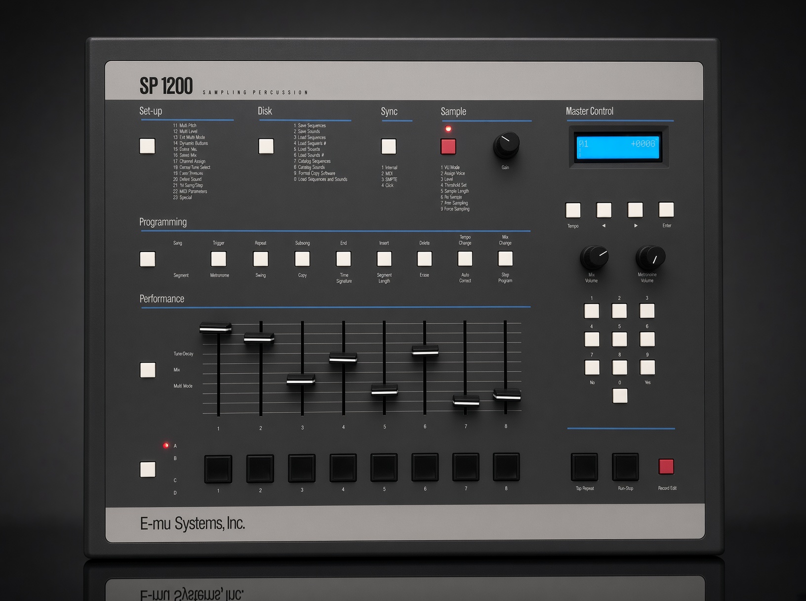 E-mu SP-1200 sampling drum machine