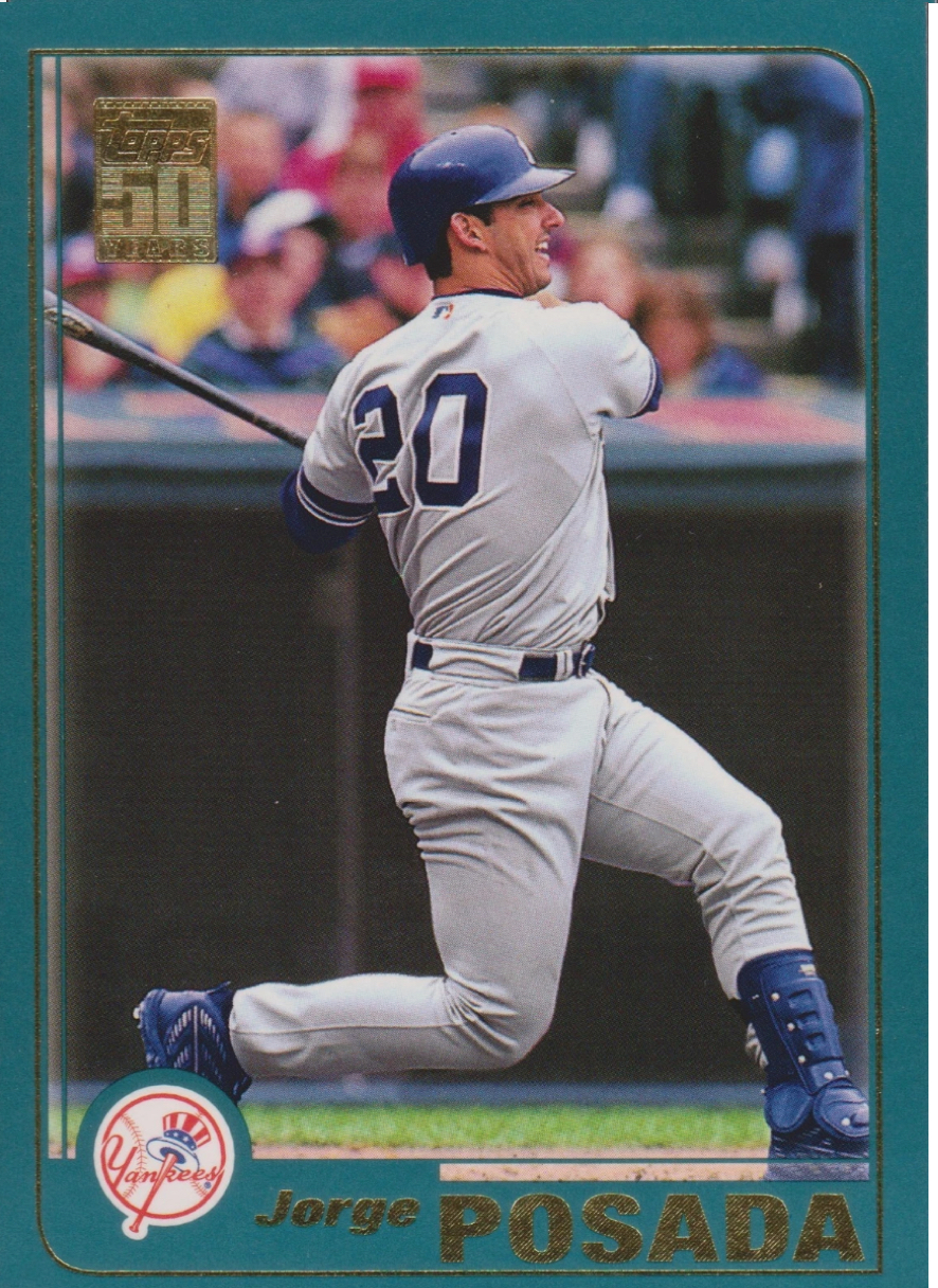 JORGE POSADA — 2001 Topps Gallery #71