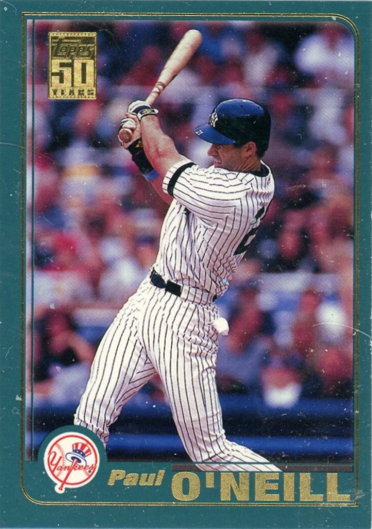 PAUL O'NEILL — 2001 Topps #30