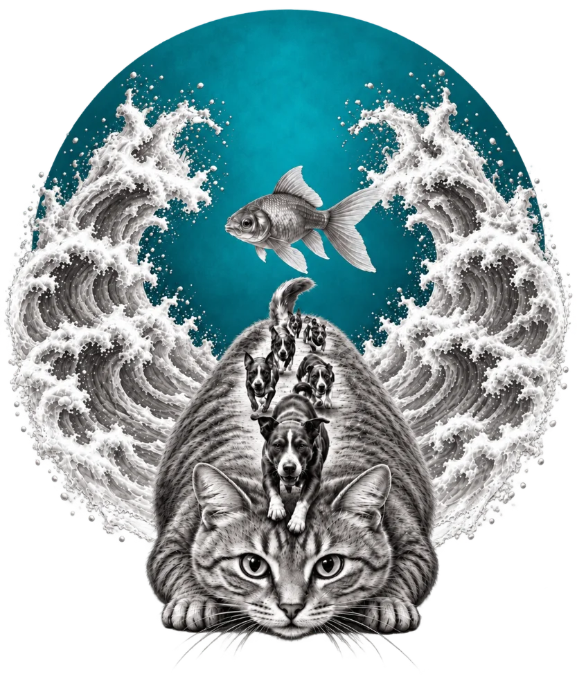 Cats, Dogs & Goldfish